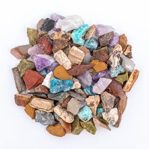 1/2 lb Small Crafters Collection Rough Mix Gem Crystals Natural Jewelry Making